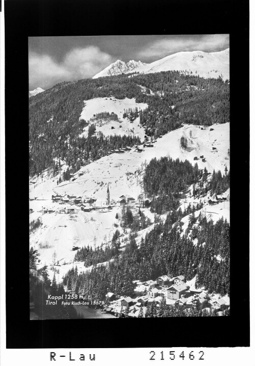 Kappl 1258 m, Tirol : [Kappl im Paznaun gegen Karlestürme]