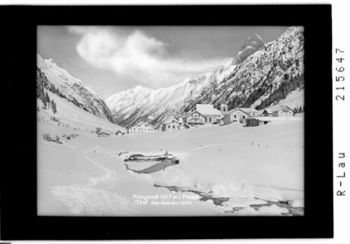 Plangeross 1617 m im Pitztal / Tirol : [Plangeross gegen Hairlacher Seekogel und Sturpen]