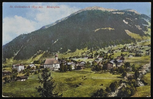 St. Gallenkirch (833 m) : Montafon