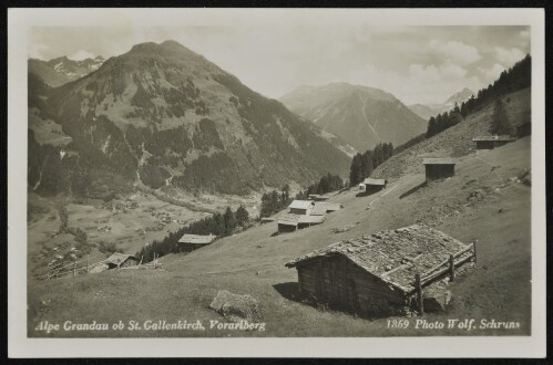 Alpe Grandau ob St. Gallenkirch, Vorarlberg : [Alpe Grandau ob St. Gallenkirch Vorarlberg ...]