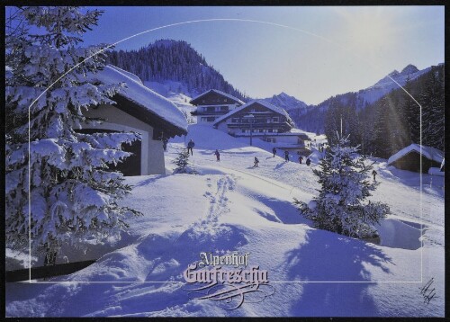 [St. Gallenkirch] Alpenhof : Garfrescha : [Alpenhof Garfrescha im Skigebiet Silvretta-Nova, Hochmontafon Familie Tschanhenz, A-6791 St. Gallenkirch, Telefon: 05557/6640 ...]