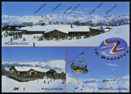 [St. Gallenkirch] Silvretta Nova : im Montafon : Bella Nova : Valisera Hüsli ... : [Skigebiet Silvretta-Nova im Montafon Vorarlberg, Österreich ...]