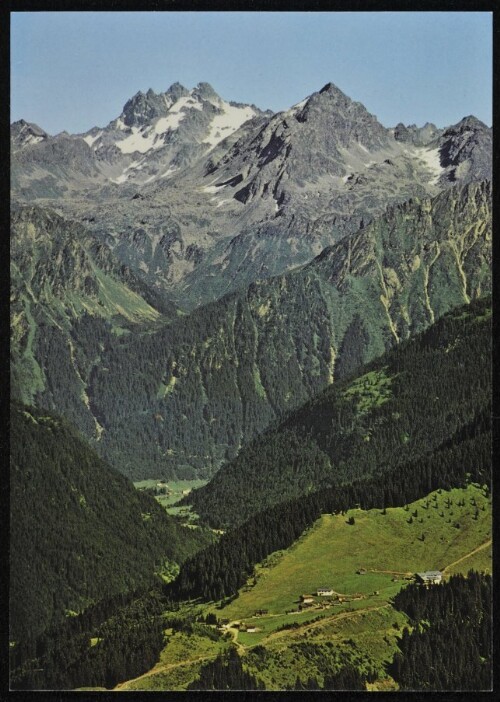 [St. Gallenkirch] : [St. Gallenkirch - Garfrescha im Montafon mit Fluchthorn, 3399 m und Vallüla, 2813 m Vorarlberg, Österreich ...]