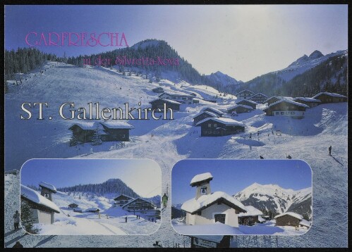 St. Gallenkirch Garfrescha in der Silvretta-Nova : [Skigebiet Garfrescha in der Silvretta-Nova bei St. Gallenkirch, Montafon Vorarlberg, Österreich ...]