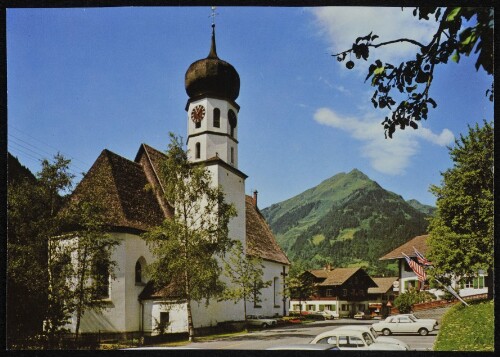 [St. Gallenkirch] : [St. Gallenkirch im Montafon, 878 m gegen Gweilspitze, 2178 m Vorarlberg - Austria ...]