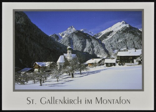 St. Gallenkirch im Montafon : [St. Gallenkirch im Montafon, Vorarlberg, Österreich ...]