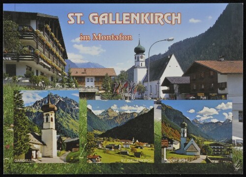 St. Gallenkirch : im Montafon : Gargellen ... : [St. Gallenkirch im Montafon mit Gortipohl und Gargellen Vorarlberg, Österreich ...]
