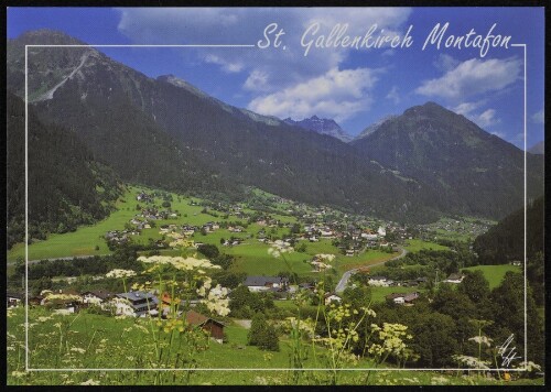 St. Gallenkirch Montafon : [St. Gallenkirch im Montafon gegen Valschavieler Maderer, 2769 m Vorarlberg, Österreich ...]