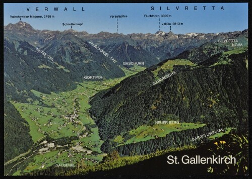 St. Gallenkirch : Verwall : Silvretta ... : [St. Gallenkirch im Montafon mit Verwall- und Silvrettabergen Vorarlberg, Österreich ...]