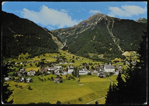 [St. Gallenkirch] : [St. Gallenkirch im Montafon, 878 m, gegen Valschavieler Maderer, 2771 m, Vorarlberg, Austria ...]