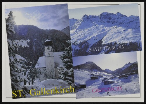 St. Gallenkirch : Silvretta-Nova : Garfrescha : [St. Gallenkirch im Montafon mit Skigebiet Silvretta-Nova und Garfrescha Vorarlberg, Österreich ...]
