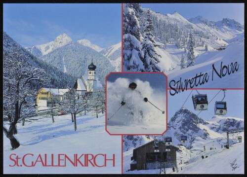 St. Gallenkirch : Silvretta Nova : [St. Gallenkirch im Montafon mit Skigebiet Silvretta Nova und Valiserabahn Vorarlberg, Österreich ...]