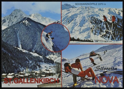 St. Gallenkirch Silvretta Nova ... : [St. Gallenkirch im Montafon mit Skigebiet Silvretta-Nova Vorarlberg, Österreich ...]