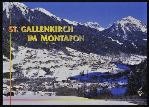 St. Gallenkirch : im Montafon : [St. Gallenkirch im Montafon gegen Valschavieler Maderer, 2769 m, Vorarlberg, Österreich ...]