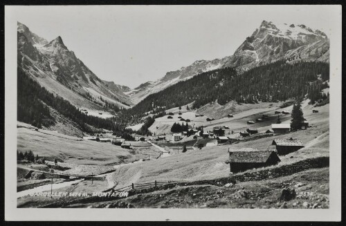 [St. Gallenkirch] Gargellen 1474 m, Montafon