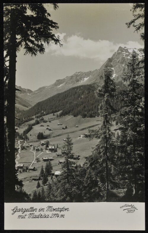 [St. Gallenkirch] Gargellen im Montafon mit Madrisa 2774 m