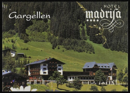 [St. Gallenkirch] Gargellen : Hotel Madrisa : [Hotel Madrisa **** Fam. Hans Karl Rhomberg A-6787 Gargellen, Montafon Tel.: 05557/6331 ...]