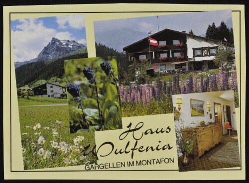 [St. Gallenkirch] Gargellen im Montafon Haus Wulfenia : [Haus Wulfenia, A-6787 Gargellen im Montafon Familie H. + B. Bachmann, Telefon 05557/6226 Vorarlberg, Österreich ...]