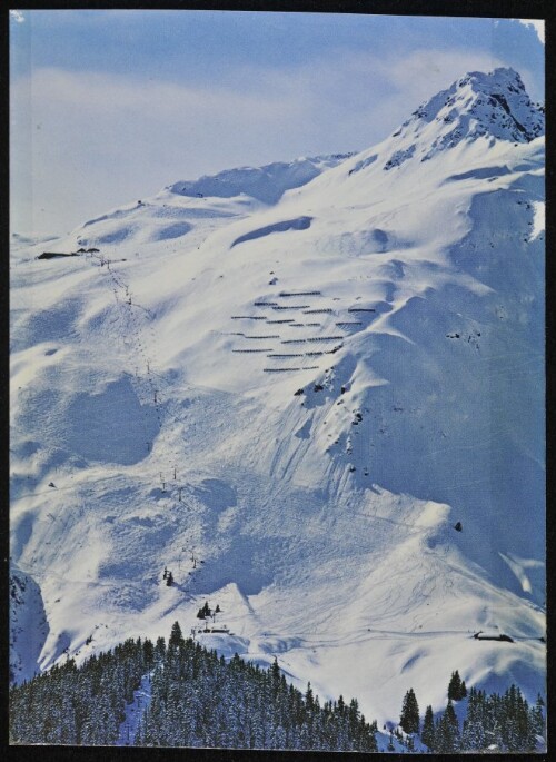[St. Gallenkirch Gargellen] : [Skigebiet Schafberg, 2300 m, gegen Gargellenköpfe bei Gargellen, Montafon, Vorarlberg, Österreich ...]