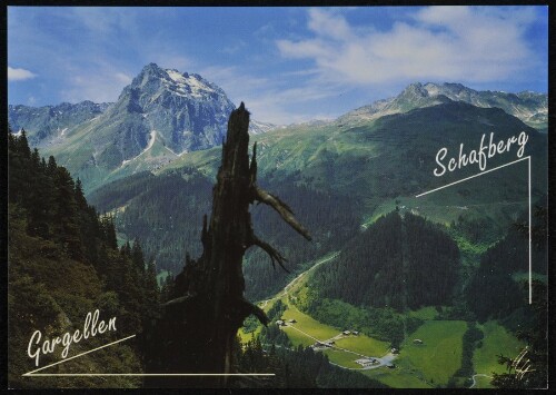 [St. Gallenkirch] Gargellen Schafberg : [Gargellen im Montafon, 1424 m, Madrisa, 2270 m und Schafberg-Gargellenköpfe Vorarlberg, Österreich ...]