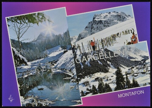[St. Gallenkirch] Gargellen : Montafon : [Wintersportplatz Gargellen, 1424 m mit Skigebiet Schafberg und 