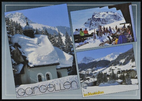 [St. Gallenkirch] Gargellen : im Montafon : [Wintersportplatz Gargellen im Montafon, 1424 m, mit Fideliskapelle und Skigebiet Schafberg Vorarlberg, Österreich ...]