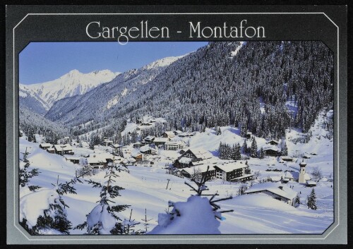[St. Gallenkirch] Gargellen - Montafon : [Wintersportplatz Gargellen im Montafon, 1424 m Vorarlberg, Österreich ...]