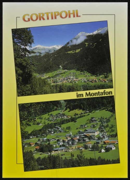 [St. Gallenkirch] Gortipohl : im Montafon : [Gortipohl im Montafon gegen Zamangspitze Vorarlberg, Österreich ...]