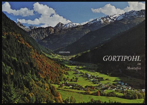 [St. Gallenkirch] Gortipohl im Montafon : Gaschurn : [Gortipohl im Montafon gegen die Vallüla, 2813 m Vorarlberg, Österreich ...]