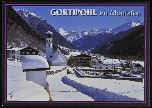 [St. Gallenkirch] Gortipohl im Montafon : [Gortipohl im Montafon gegen Vallüla, 2813 m Vorarlberg, Österreich ...]