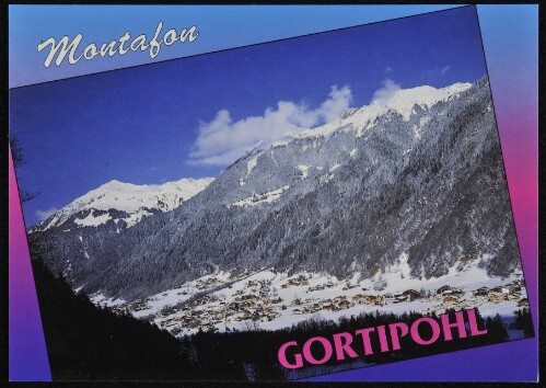 [St. Gallenkirch] Montafon : Gortipohl : [Gortipohl im Montafon gegen Zamangspitze, 2386 m Vorarlberg, Österreich ...]