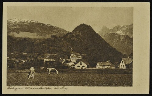 Tschagguns 700 m im Montafon, Vorarlberg