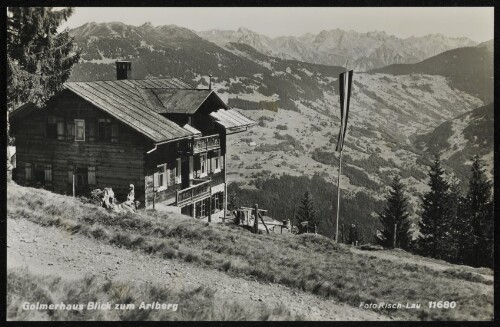 [Tschagguns] Golmerhaus Blick zum Arlberg
