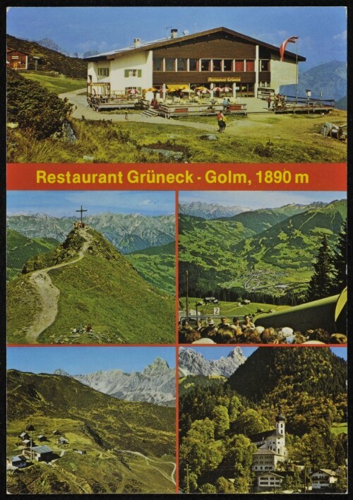 [Tschagguns] Restaurant Grüneck - Golm, 1890 m : [Restaurant 