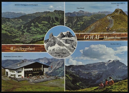 [Tschagguns] Wandergebiet : Golm Montafon ... : [Tschagguns im Montafon Wandergebiet Golm - Grüneck, 2084 m Vorarlberg, Österreich ...]