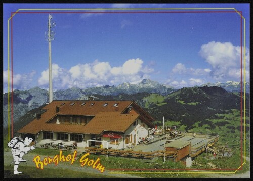 [Tschagguns] Berghof Golm : [Berghof Golm, 1900 m Fam. Tagwercher A-6774 Tschagguns im Montafon Postfach 35, Tel.: 05556/75893 ...]