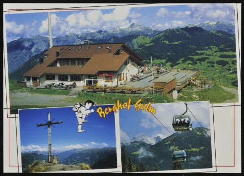 [Tschagguns] Berghof Golm : [Berghof Golm, 1900 m Fam. Tagwercher, A-6774 Tschagguns Postfach 35, Tel.: 05556/77111, Fax: 771113 Vorarlberg, Österreich ...]