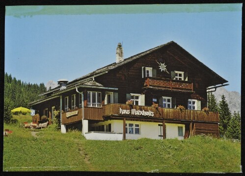 [Tschagguns] : [Tschagguns im Montafon Berghaus Matschwitz am Golm mit Zimba, 2643 m Vorarlberg, Österreich ...]