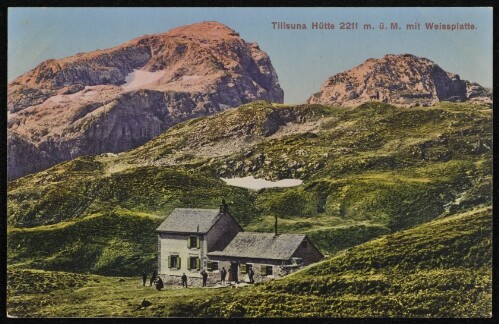 [Tschagguns] Tilisuna Hütte 2211 m. ü. M. mit Weissplatte