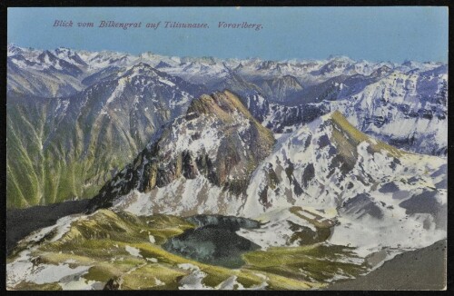 [Tschagguns] Blick vom Bilkengrat auf Tilisunasee Vorarlberg