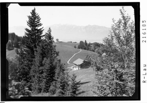 [Gasthaus Peterhof auf Furx mit Blick zum Altmann und Säntis]