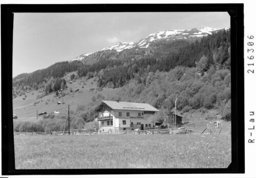 [Gasthaus Alpenblick bei Wenns im Pitztal gegen Venetberg / Tirol]