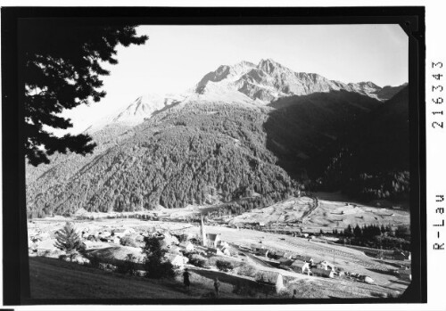 [Pettneu im Stanzertal gegen Hohen Riffler / Tirol]