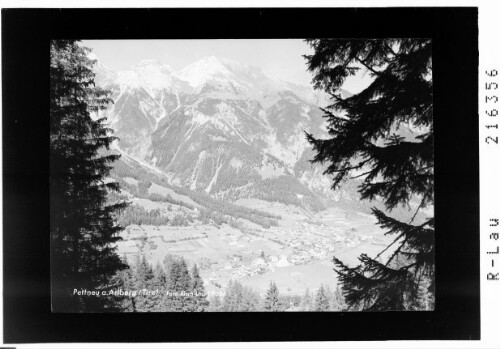 Pettneu am Arlberg / Tirol : [Pettneu im Stanzertal gegen Kridlonspitze und Aperriesspitze]