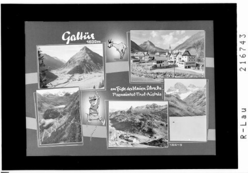 Galtür 1500 m / am Fusse der blauen Silvretta / Paznauntal - Tirol - Austria : [Aus der Silvretta]