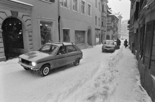 [Winter '79 - Schneechaos in der Bregenzer Innenstadt]