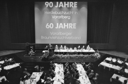 [60 Jahre Braunviehzuchtverband / 90 Jahre Herdebuchzucht in Vorarlberg]