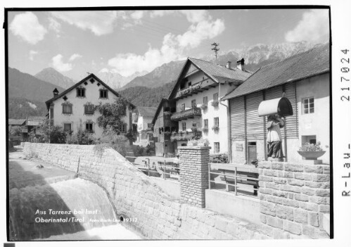 Aus Tarrenz bei Imst Oberinntal / Tirol : [Aus Tarrenz im Gurgltal gegen Heiterwand und Rauchberg]