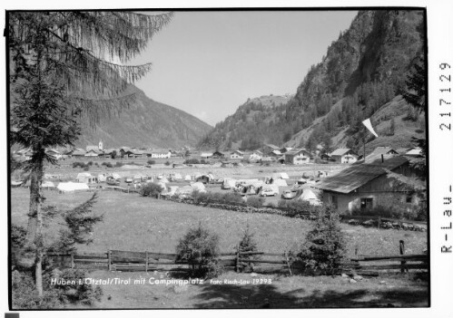 Huben im Ötztal / Tirol mit Campingplatz