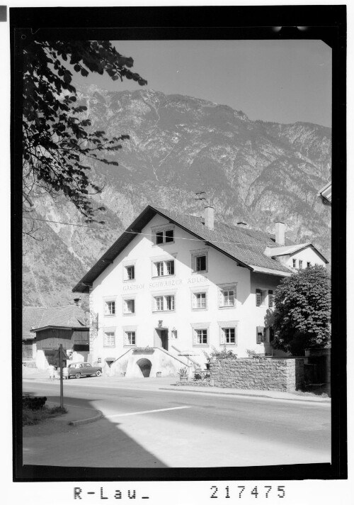 [Gasthof Schwarzer Adler in Zams bei Landeck / Tirol]